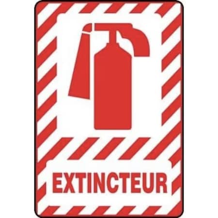 Accuform SAFETY SIGN FIRE EXTINGUISHER 14 X FRMFXG516XV FRMFXG516XV